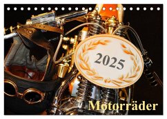 Motorräder (Tischkalender 2025 DIN A5 quer), CALVENDO Monatskalender - Kauss Www. Kult-Fotos. De, Kornelia