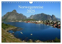 Norwegenreise 2025 (Wandkalender 2025 DIN A4 quer), CALVENDO Monatskalender - Calvendo;Rönsch, Liane