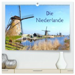 Die Niederlande (hochwertiger Premium Wandkalender 2025 DIN A2 quer), Kunstdruck in Hochglanz - Kruse, Joana