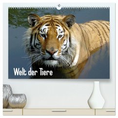Welt der Tiere (hochwertiger Premium Wandkalender 2025 DIN A2 quer), Kunstdruck in Hochglanz