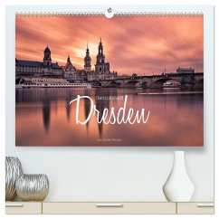Barockstadt Dresden (hochwertiger Premium Wandkalender 2025 DIN A2 quer), Kunstdruck in Hochglanz - Calvendo;Becker, Stefan