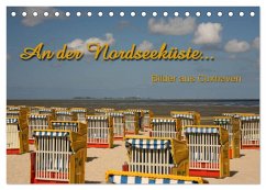 An der Nordseeküste... (Tischkalender 2025 DIN A5 quer), CALVENDO Monatskalender - Berg, Martina