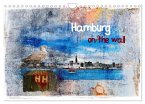 Hamburg on the wall (Wandkalender 2025 DIN A4 quer), CALVENDO Monatskalender