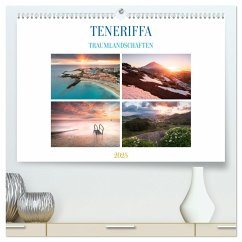 Teneriffa Traumlandschaften (hochwertiger Premium Wandkalender 2025 DIN A2 quer), Kunstdruck in Hochglanz
