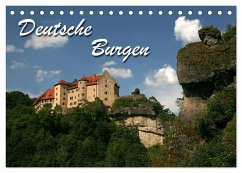 Deutsche Burgen (Tischkalender 2025 DIN A5 quer), CALVENDO Monatskalender - Calvendo;Berg, Martina