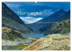 Norwegen - Alpine Landschaften (Wandkalender 2025 DIN A2 quer), CALVENDO Monatskalender - Calvendo;Styp, Christian von