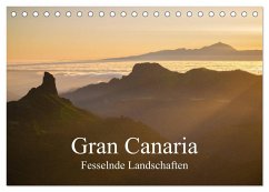 Gran Canaria - Fesselnde Landschaften (Tischkalender 2025 DIN A5 quer), CALVENDO Monatskalender