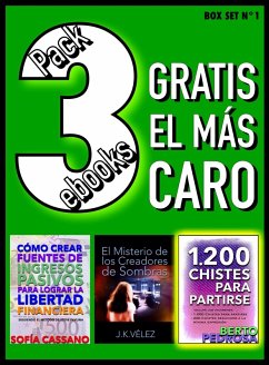 Pack 3 ebooks, Gratis el más caro. Box Set nº1 (eBook, ePUB) - Cassano, Sofía; Vélez, J. K.; Pedrosa, Berto