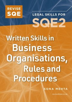 Revise SQE Written Skills in Business Organisations, Rules and Procedures (eBook, ePUB) - Mehta, Sona