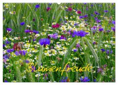 Blumenfreude (Wandkalender 2025 DIN A2 quer), CALVENDO Monatskalender