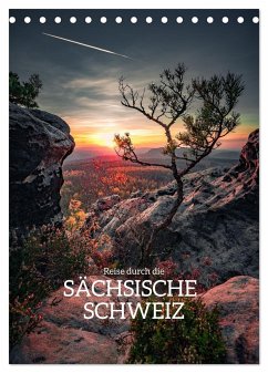 Reise durch die Sächsische Schweiz (Tischkalender 2025 DIN A5 hoch), CALVENDO Monatskalender