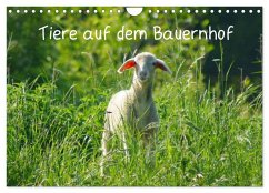 Tiere auf dem Bauernhof (Wandkalender 2025 DIN A4 quer), CALVENDO Monatskalender