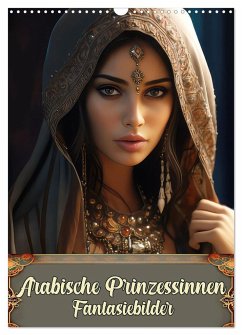 Arabische Prinzessinnen Fantasiebilder (Wandkalender 2025 DIN A3 hoch), CALVENDO Monatskalender