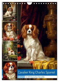 Cavalier King Charles Spaniel (Wandkalender 2025 DIN A4 hoch), CALVENDO Monatskalender - Calvendo;Gierok-Latniak, Steffen