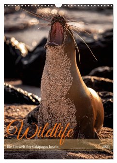 Wildlife - Die Tierwelt der Galapagos Inseln (Wandkalender 2025 DIN A3 hoch), CALVENDO Monatskalender