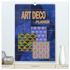 Art Deco Planer (hochwertiger Premium Wandkalender 2025 DIN A2 hoch), Kunstdruck in Hochglanz