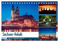 Sachsen-Anhalt - Meine vielfältige Heimat (Tischkalender 2025 DIN A5 quer), CALVENDO Monatskalender - Calvendo;Wasilewski, Martin