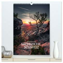 Reise durch die Sächsische Schweiz (hochwertiger Premium Wandkalender 2025 DIN A2 hoch), Kunstdruck in Hochglanz