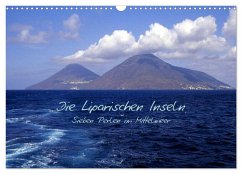 Die Liparischen Inseln (Wandkalender 2025 DIN A3 quer), CALVENDO Monatskalender - Calvendo;Bildarchiv, Geotop