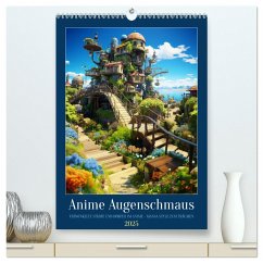 Anime Augenschmaus (hochwertiger Premium Wandkalender 2025 DIN A2 hoch), Kunstdruck in Hochglanz