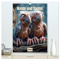 Waldo und Stefler (hochwertiger Premium Wandkalender 2025 DIN A2 hoch), Kunstdruck in Hochglanz - Calvendo;Laier, Harald