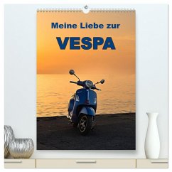 Die Liebe zur Vespa (hochwertiger Premium Wandkalender 2025 DIN A2 hoch), Kunstdruck in Hochglanz - Calvendo;insideportugal