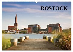 Rostock (Wandkalender 2025 DIN A2 quer), CALVENDO Monatskalender