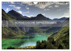 Norwegische Impressionen (Wandkalender 2025 DIN A4 quer), CALVENDO Monatskalender