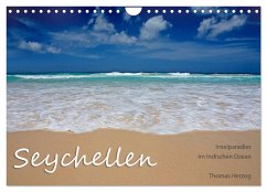 Seychellen (Wandkalender 2025 DIN A4 quer), CALVENDO Monatskalender