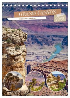 GRAND CANYON Imposante Aussichten (Tischkalender 2025 DIN A5 hoch), CALVENDO Monatskalender