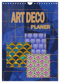 Art Deco Planer (Wandkalender 2025 DIN A4 hoch), CALVENDO Monatskalender