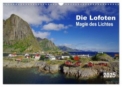 Die Lofoten - Magie des Lichtes (Wandkalender 2025 DIN A3 quer), CALVENDO Monatskalender