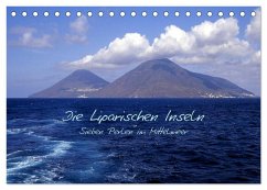Die Liparischen Inseln (Tischkalender 2025 DIN A5 quer), CALVENDO Monatskalender