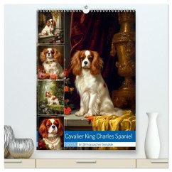 Cavalier King Charles Spaniel (hochwertiger Premium Wandkalender 2025 DIN A2 hoch), Kunstdruck in Hochglanz - Calvendo;Gierok-Latniak, Steffen