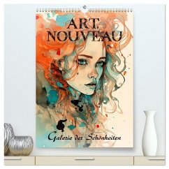 Art Nouveau - Galerie der Schönheiten (hochwertiger Premium Wandkalender 2025 DIN A2 hoch), Kunstdruck in Hochglanz - Calvendo;Krätschmer, Erich