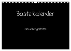 Bastelkalender - Schwarz (Wandkalender 2025 DIN A3 quer), CALVENDO Monatskalender - Calvendo;Pantau, Peter