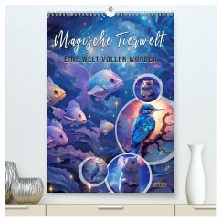 Magische Tierwelt (hochwertiger Premium Wandkalender 2025 DIN A2 hoch), Kunstdruck in Hochglanz - Calvendo;Gierok-Latniak, Steffen