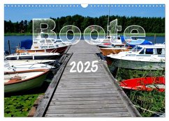 Boote (Wandkalender 2025 DIN A3 quer), CALVENDO Monatskalender - Calvendo;tinadefortunata