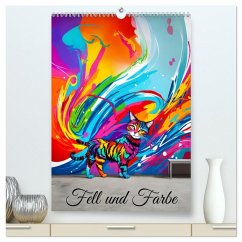 Fell und Farbe (hochwertiger Premium Wandkalender 2025 DIN A2 hoch), Kunstdruck in Hochglanz - Calvendo;Vogler, Andreas