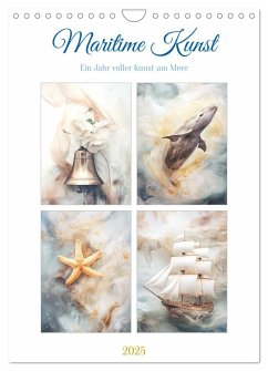 Maritime Kunst (Wandkalender 2025 DIN A4 hoch), CALVENDO Monatskalender