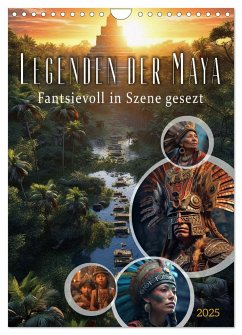 Legenden der Maya (Wandkalender 2025 DIN A4 hoch), CALVENDO Monatskalender