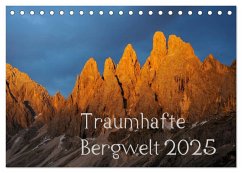 Traumhafte Bergwelt Kalender (Tischkalender 2025 DIN A5 quer), CALVENDO Monatskalender