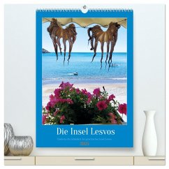Entdecke die Schönheit der griechischen Insel Lesvos (hochwertiger Premium Wandkalender 2025 DIN A2 hoch), Kunstdruck in Hochglanz - Calvendo;Richter, Ralf