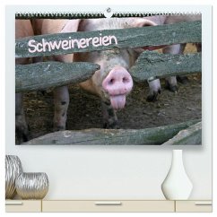 Schweinereien (hochwertiger Premium Wandkalender 2025 DIN A2 quer), Kunstdruck in Hochglanz - Calvendo;Berg, Martina