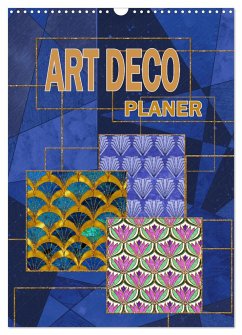 Art Deco Planer (Wandkalender 2025 DIN A3 hoch), CALVENDO Monatskalender