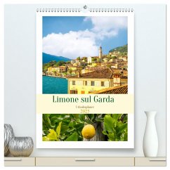 Limone sul Garda - Urlaubsplaner (hochwertiger Premium Wandkalender 2025 DIN A2 hoch), Kunstdruck in Hochglanz