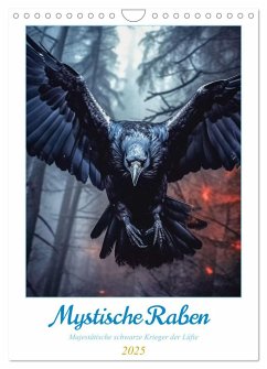 Mystische Raben (Wandkalender 2025 DIN A4 hoch), CALVENDO Monatskalender