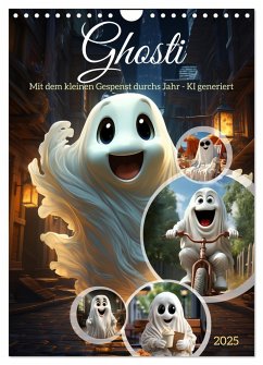 Ghosti (Wandkalender 2025 DIN A4 hoch), CALVENDO Monatskalender
