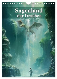 Sagenland der Drachen (Wandkalender 2025 DIN A4 hoch), CALVENDO Monatskalender