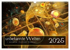 unbekannte Welten (Wandkalender 2025 DIN A3 quer), CALVENDO Monatskalender